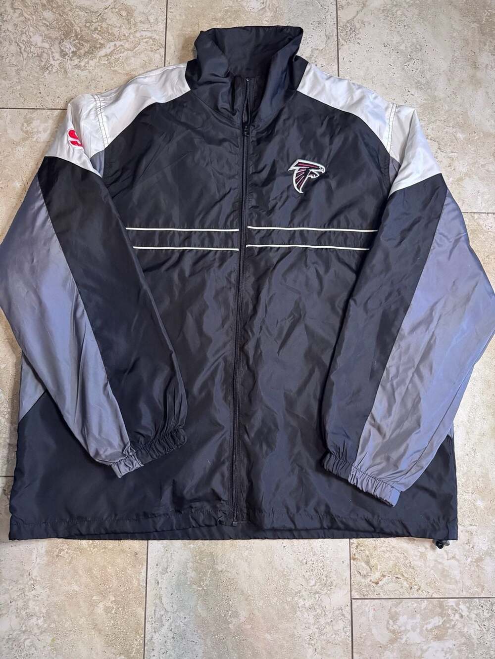 Dunbrooke Atlanta Falcons Sports Illustrated NFL Windbreaker Jacket Black XL